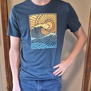 Old Navy Ocean Wave Graphic Tee - Blue